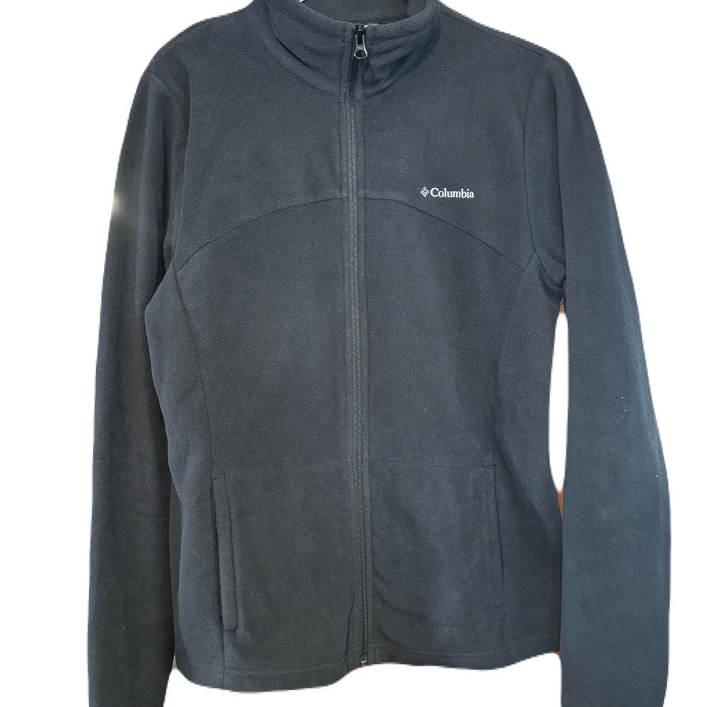 Columbia Charcoal Full-Zip Fleece Jacket